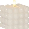 FLAMME DOT LED-Blockljus Batteri 9,5cm Vit