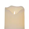 FLAMME GRAND LED-Blockljus 20cm Vit