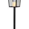 FLAMME LANTERN LED Gravljus 52cm Svart