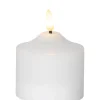 FLAMME LED-Blockljus 9,5cm Vit Vax