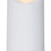 FLAMME LED-Blockljus 15cm Vit