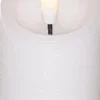 FLAMME RUSTIC 2-PACK LED-Blockljus 7,5cm Vit