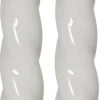FLAMME SHINE LED-Antikljus 2-pack 24,5cm Vit