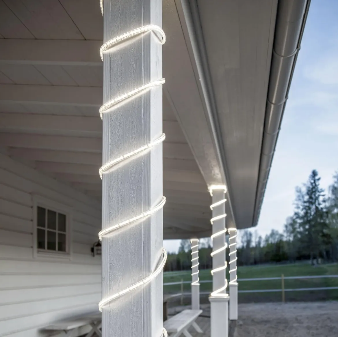 FLATSMDLED Ljusslang 15m 1440LED Daylight/Transparent