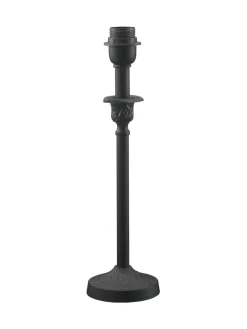 FLORITA Lampfot E27 41cm Svart