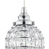 FÖNSTERLAMPA Kristallboll K9 10cm Krom