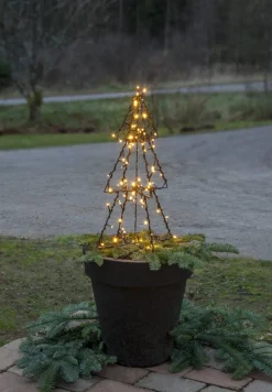 FOLDY GRAN Utedekoration 50cm 90LED Svart IP44