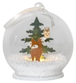 FOREST FRIENDS Batteridekoration Räv 8cm