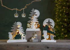FOREST FRIENDS Batteridekoration Jul 45cm