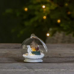 FOREST FRIENDS Batteridekoration Isbjörn 8cm