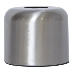 GLANS Lampfot E27 10cm Borstad stål