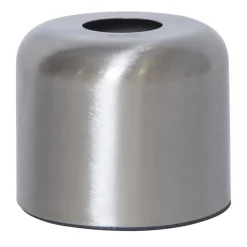 GLANS Lampfot E27 10cm Borstad stål