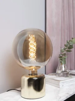 GLANS Lampfot E27 12cm Mässing