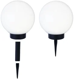 GLOBUS Solcells-Dekoration 35,5cm Vit