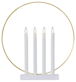 GLORY Ljusstake 45cm Vit