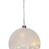 GLOW Glaskula 20cm 50LED Frostad