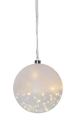 GLOW Glaskula 20cm 50LED Frostad