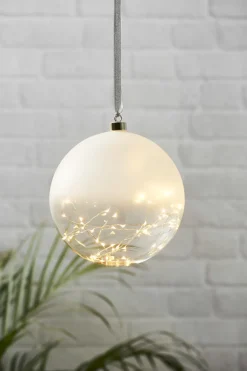 GLOW Glaskula 20cm 50LED Frostad