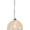 GLOW Glaskula 15cm 30LED Frostad