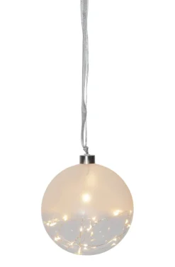GLOW Glaskula 15cm 30LED Frostad