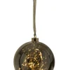 GLOW Glaskula 15cm Rökfärgad