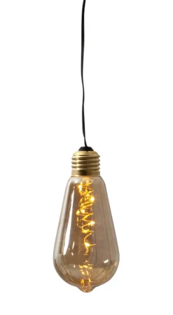 GLOW Hängande dekoration 6cm Amber