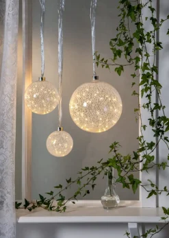 GLOW SNOW Glaskula 15L 10cm Frostad Batteri