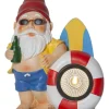 GNOMY Surfare Solcellsdekoration 23cm Flerfärgad