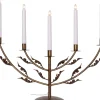 GRACE Metalljusstake 48cm Antikmässing