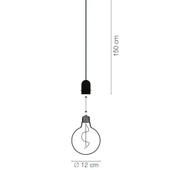 GRAVITY + Decoled klar 12V Svart IP44