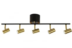GUSTO Takspot Rak 5L Dimbar 79,5cm Svart