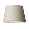 HERRINGBONE Lampskärm 15/20,5cm Oval Beige bomull