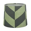 HERRINGBONE Lampskärm Linne 16cm Grön