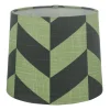 HERRINGBONE Lampskärm Linne 20cm Grön