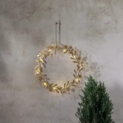 HOLIDAY Hängande dekoration Batteri 28cm Guld