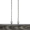 HOLLOW Taklampa 85cm Antiksilver