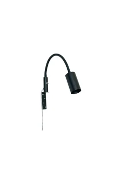 HUGIN Sänglampa 30cm Svart