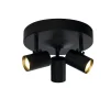 HUGIN Takspot Rund 3a Svart 25cm