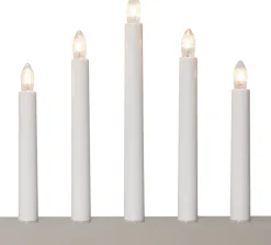 INEZ Ljusstake 24cm Vit/Beige