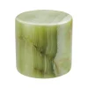 JADE Silkesmatt Bordsljus Äkta Ädelsten 8x8cm Grön