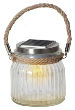 JAMJAR Solcells-Lykta 11,5cm Transparent