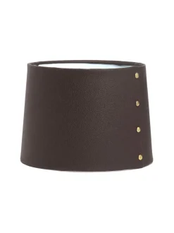 JANE Lampskärm 25/22cm Brun Läderlook