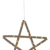 JUTTA Dekorationsstjärna Batteri 40LED 30cm Beige