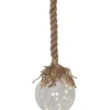 JUTTA Glasdekoration Batteri 15LED 10cm Beige