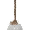 JUTTA Glasdekoration Batteri 15LED 15cm Beige