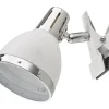KLÄMMA Vägglampa 10cm Vit