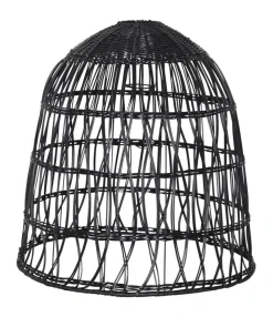 KNUTE Lampskärm 50cm Svart IP44