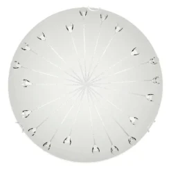 KOMET LED-Plafond 48cm Frostad/Kristall