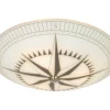KOMPASS Plafond 42cm Vit/Svart