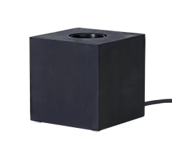 KUB Lampfot E27 9cm Svart
